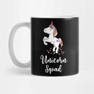 Unicorn Squad - Cute little glitter Unicorn Gift for kids and women Mug